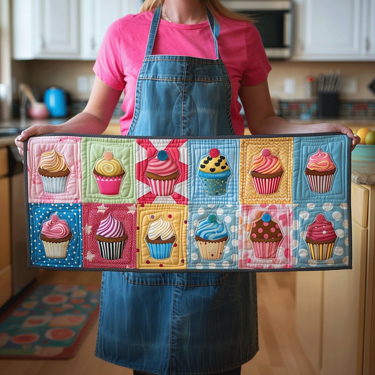 Cupcake Baker Table Runner - Made to Order TABLE928