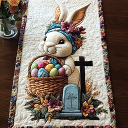 Cross Egg Celebration Table Runner - Made to Order TABLE928