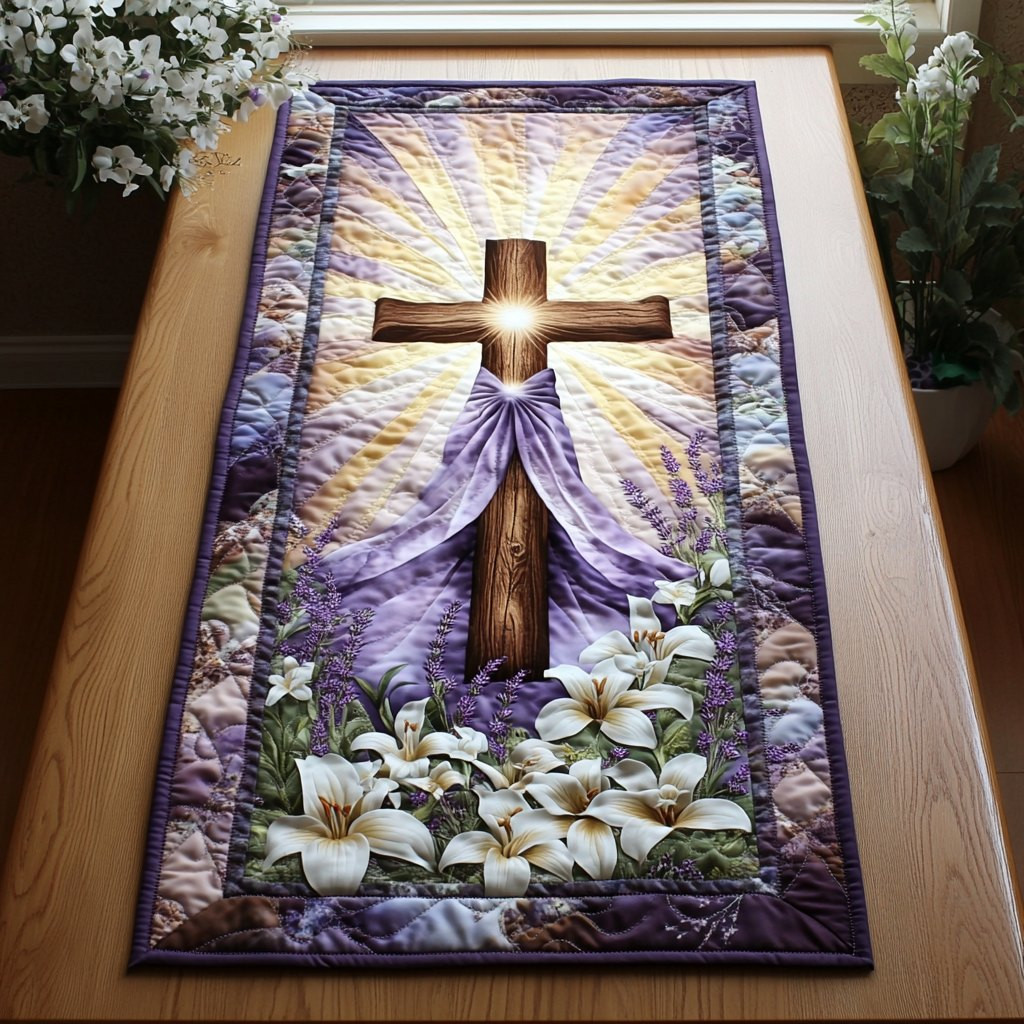 Cross Icon Table Runner - Made to Order TABLE928