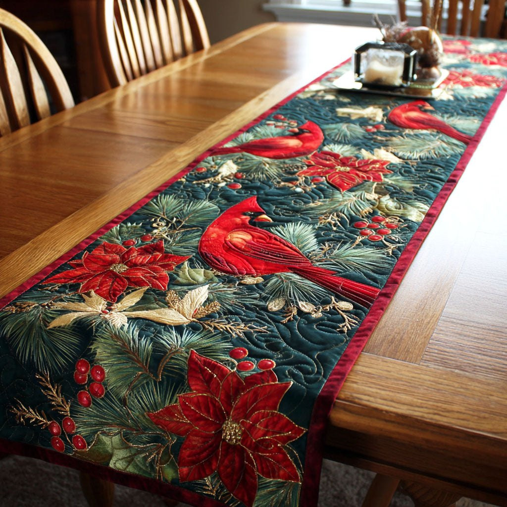 Crimson Song Table Runner - Made to Order TABLE928