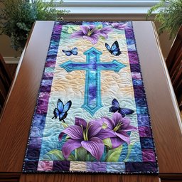 Cross Symbol Table Runner - Made to Order TABLE928