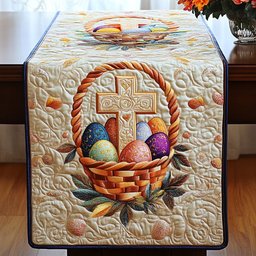 Cross Basket Grace Table Runner - Made to Order TABLE928