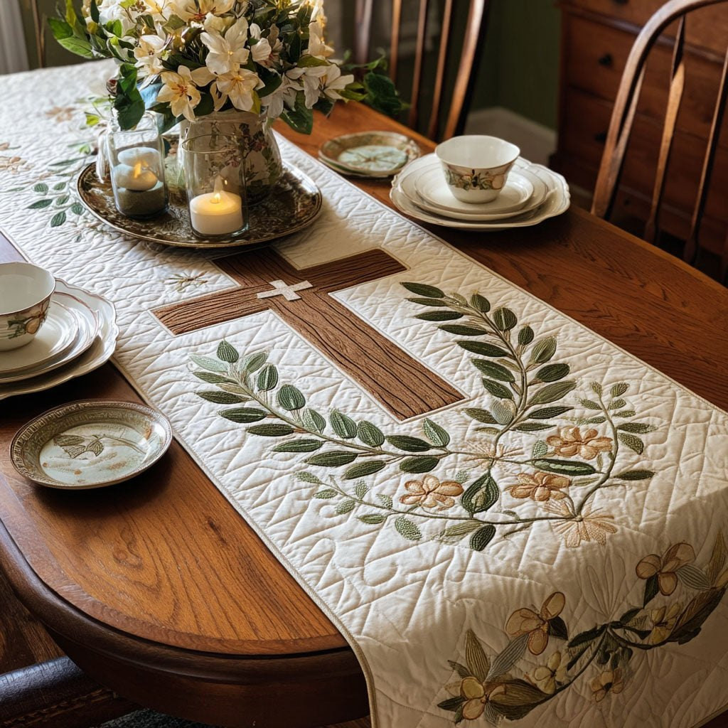 Cross of the Redeemer Table Runner - Made to Order TABLE928