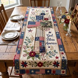 Cross Blessings Table Runner - Made to Order TABLE928