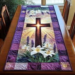Cross Vision Table Runner - Made to Order TABLE928