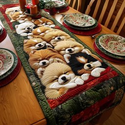 Cozy Poms Table Runner - Made to Order TABLE928
