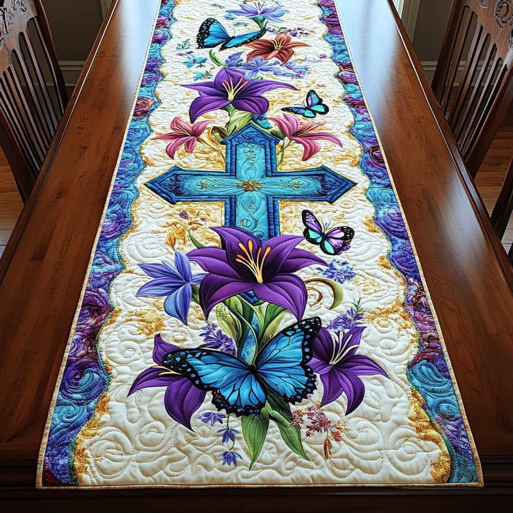 Cross Essence Table Runner - Made to Order TABLE928