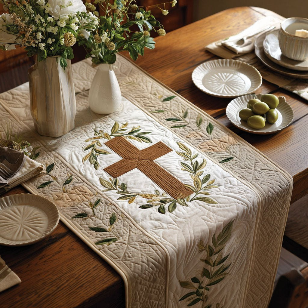 Cross of Holiness Table Runner - Made to Order TABLE928