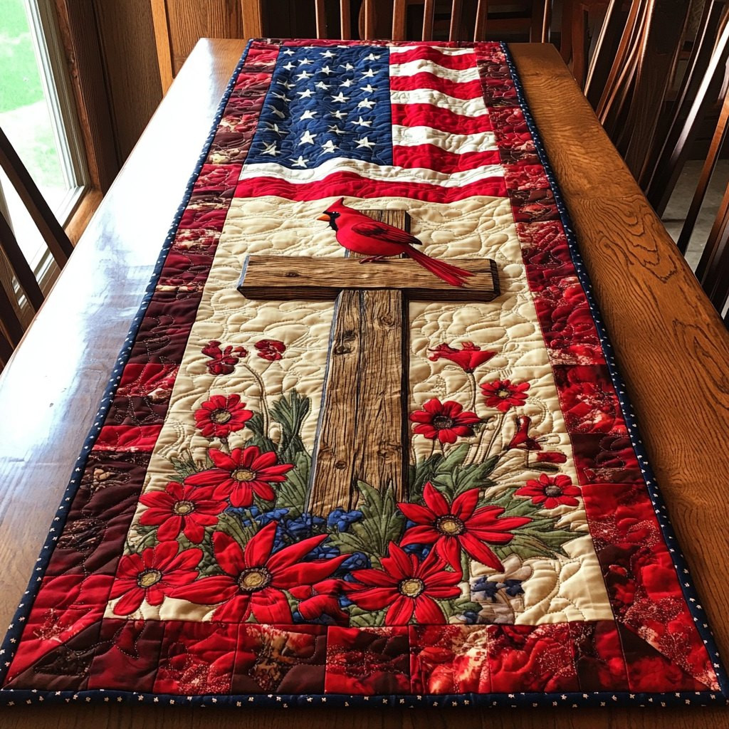 Cross Spirit Table Runner - Made to Order TABLE928