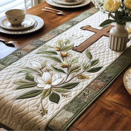 Cross of the Holy Spirit Table Runner - Made to Order TABLE928