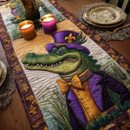 Crescent City Alligator Royale Table Runner - Made to Order TABLE928