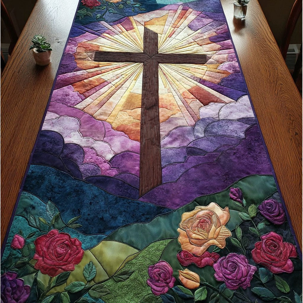 Cross of Hope Table Runner - Made to Order TABLE928