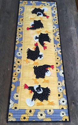 Crazy Cluckers Table Runner - Made to Order TABLE928