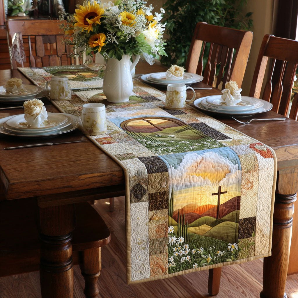 Cross of Eternal Hope Table Runner - Made to Order TABLE928