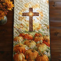 Cross of Harvest Table Runner - Made to Order TABLE928