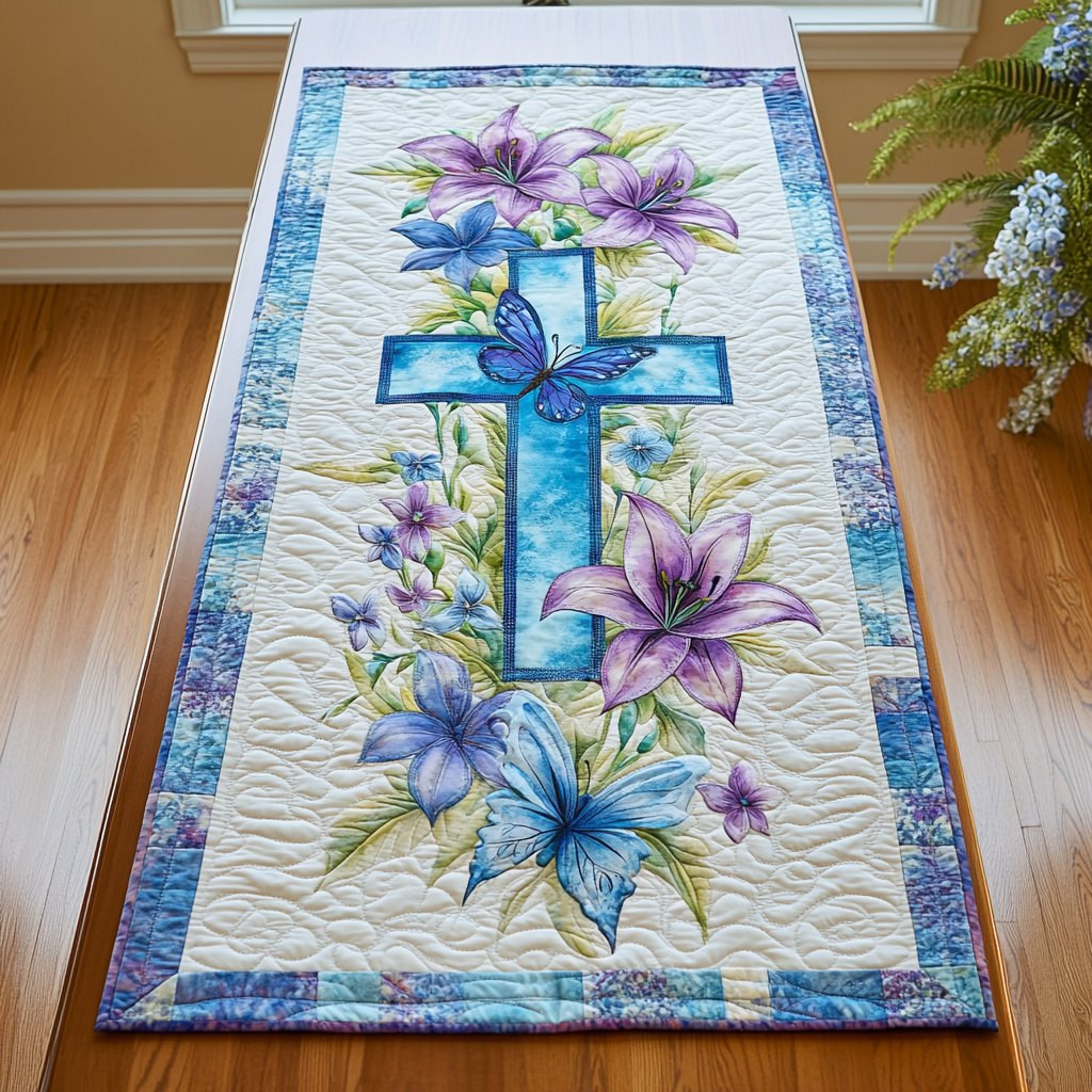 Cross Style Table Runner - Made to Order TABLE928