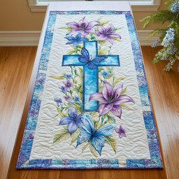 Cross Style Table Runner - Made to Order TABLE928