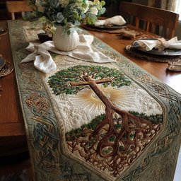 Cross of Sanctuary Table Runner - Made to Order TABLE928