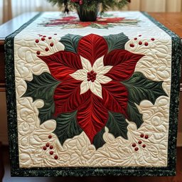 Crimson Glow Table Runner - Made to Order TABLE928