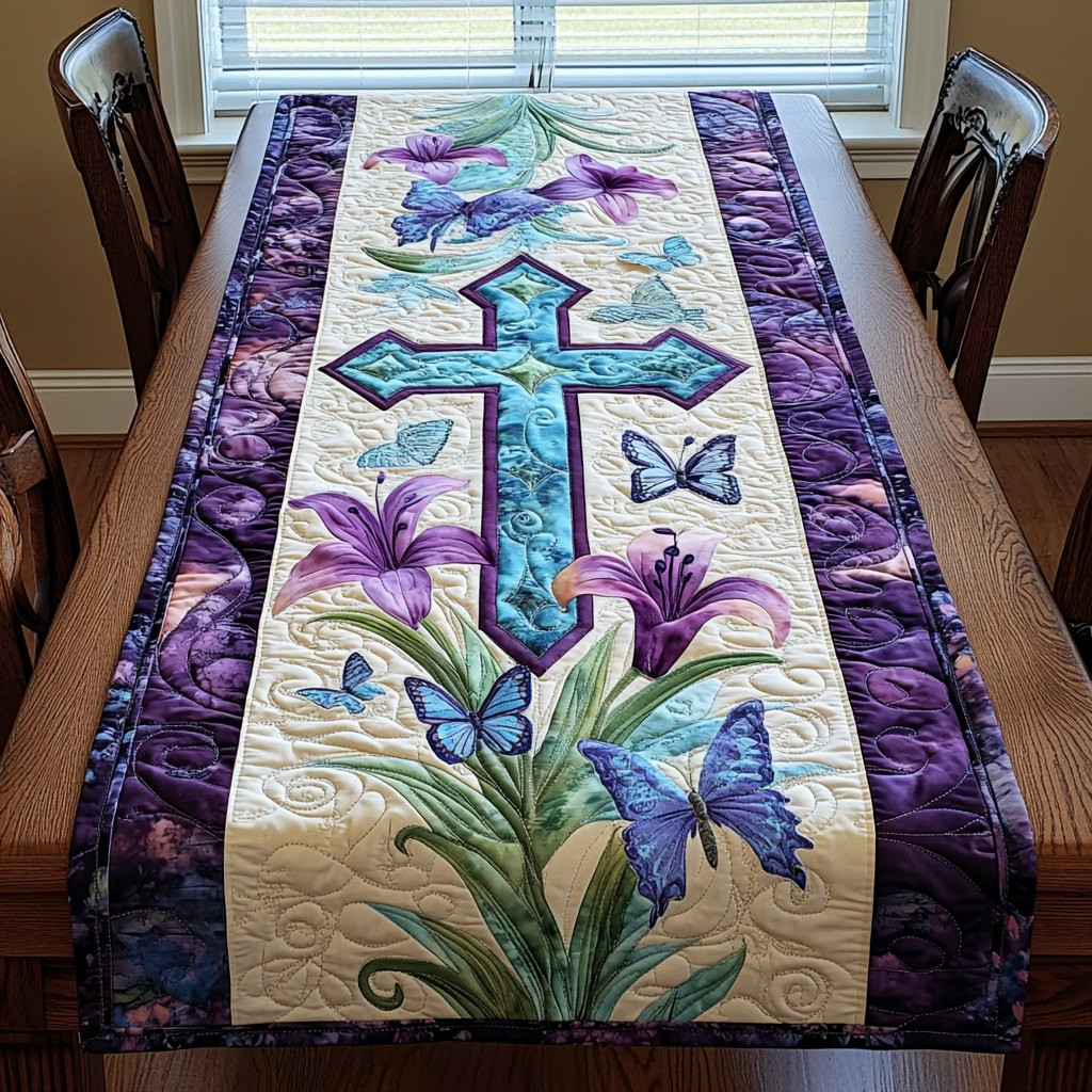 Cross Emblem Table Runner - Made to Order TABLE928