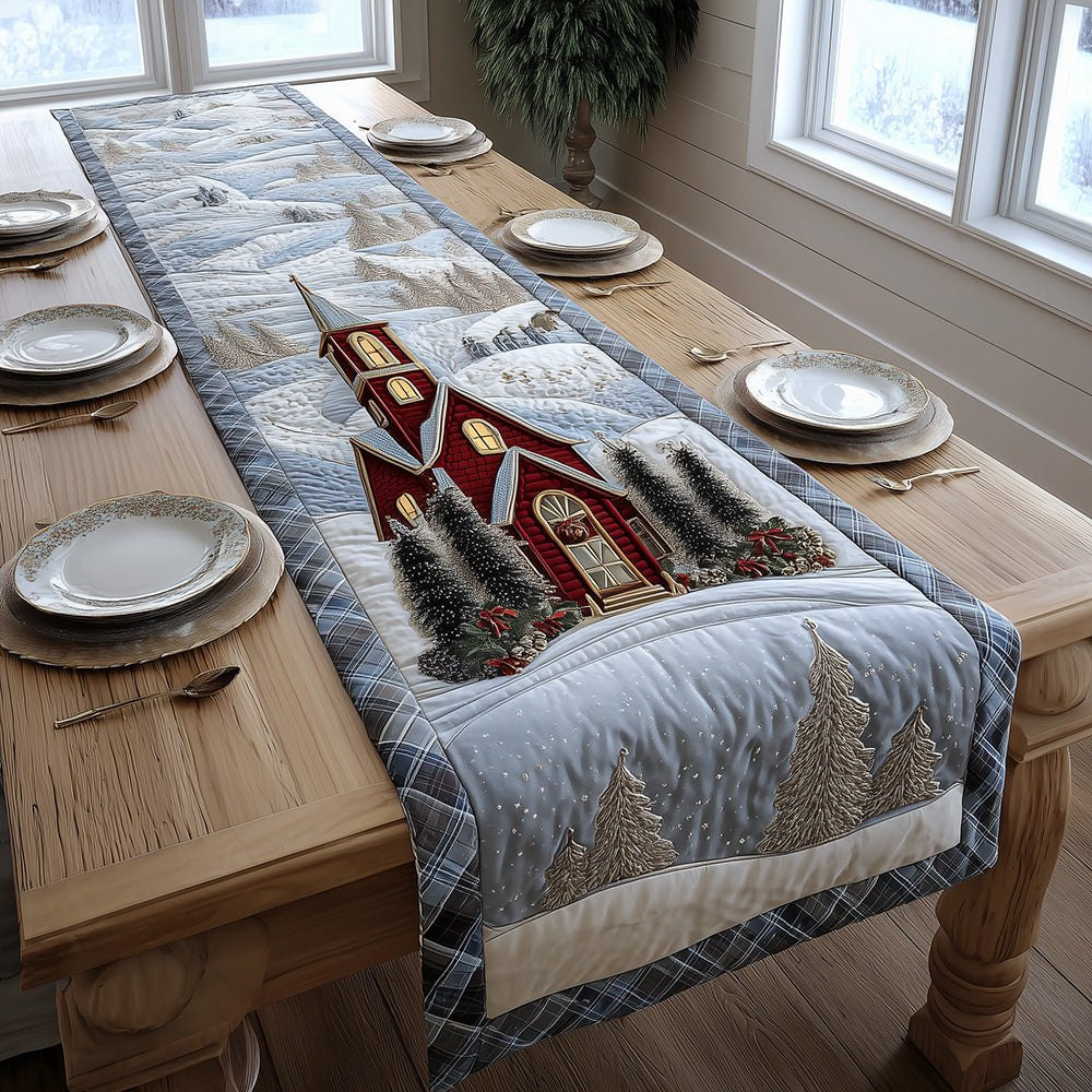 Cozy Pines Chapel Table Runner - Made to Order TABLE928