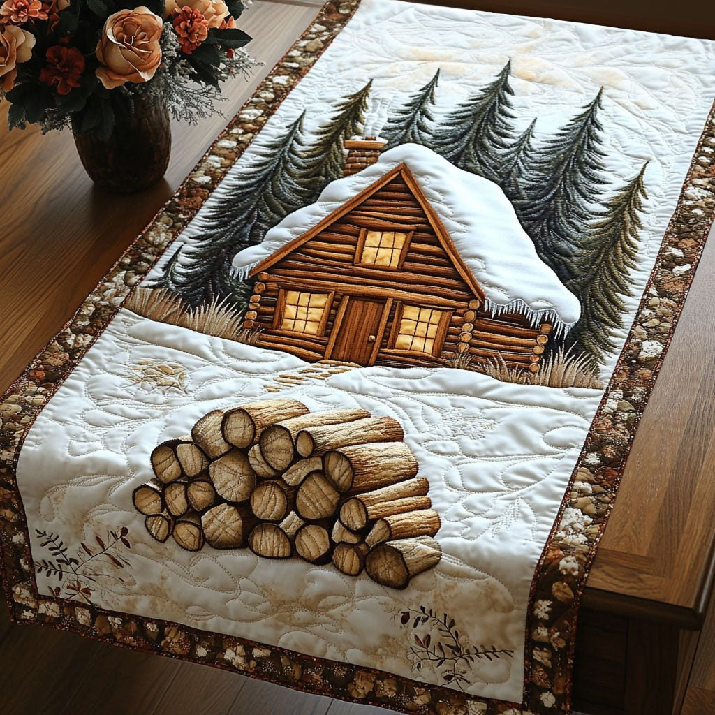 Cozy Winter Cabin Table Runner - Made to Order TABLE928