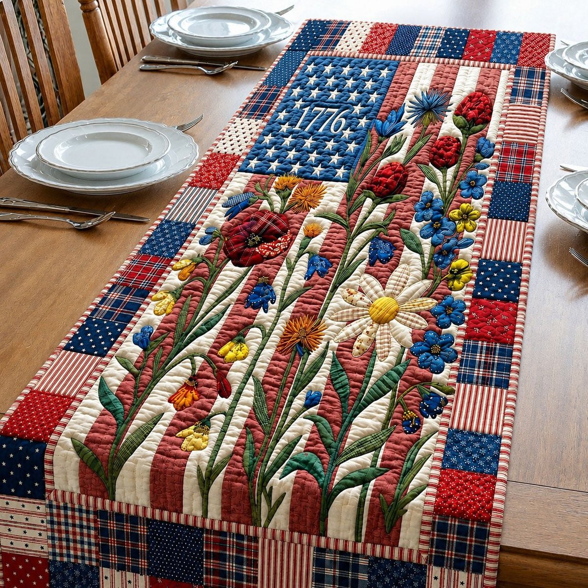 Classic American Florals Table Runner - Made to Order TABLE928