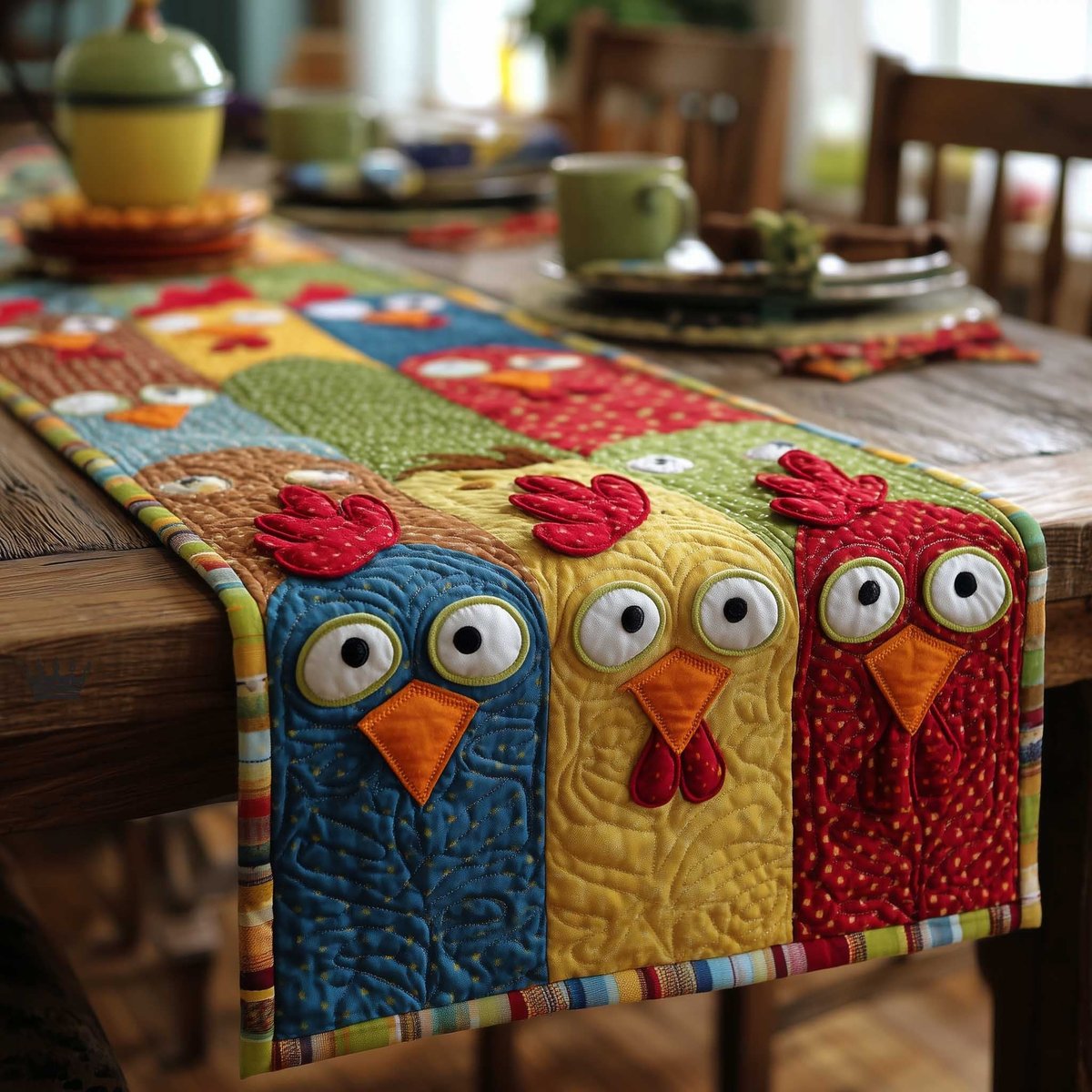 Country Coop Table Runner - Made to Order TABLE928