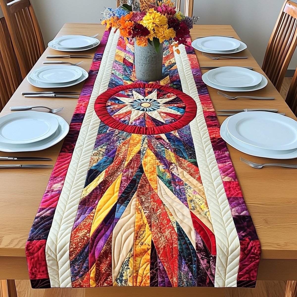 Colorful Dreamcatcher Table Runner - Made to Order TABLE928