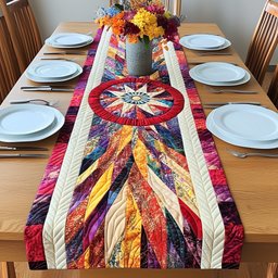 Colorful Dreamcatcher Table Runner - Made to Order TABLE928