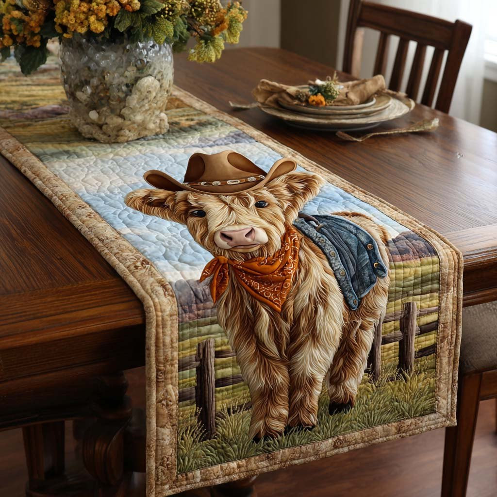 Cowboy Longhorn Table Runner - Made to Order TABLE928