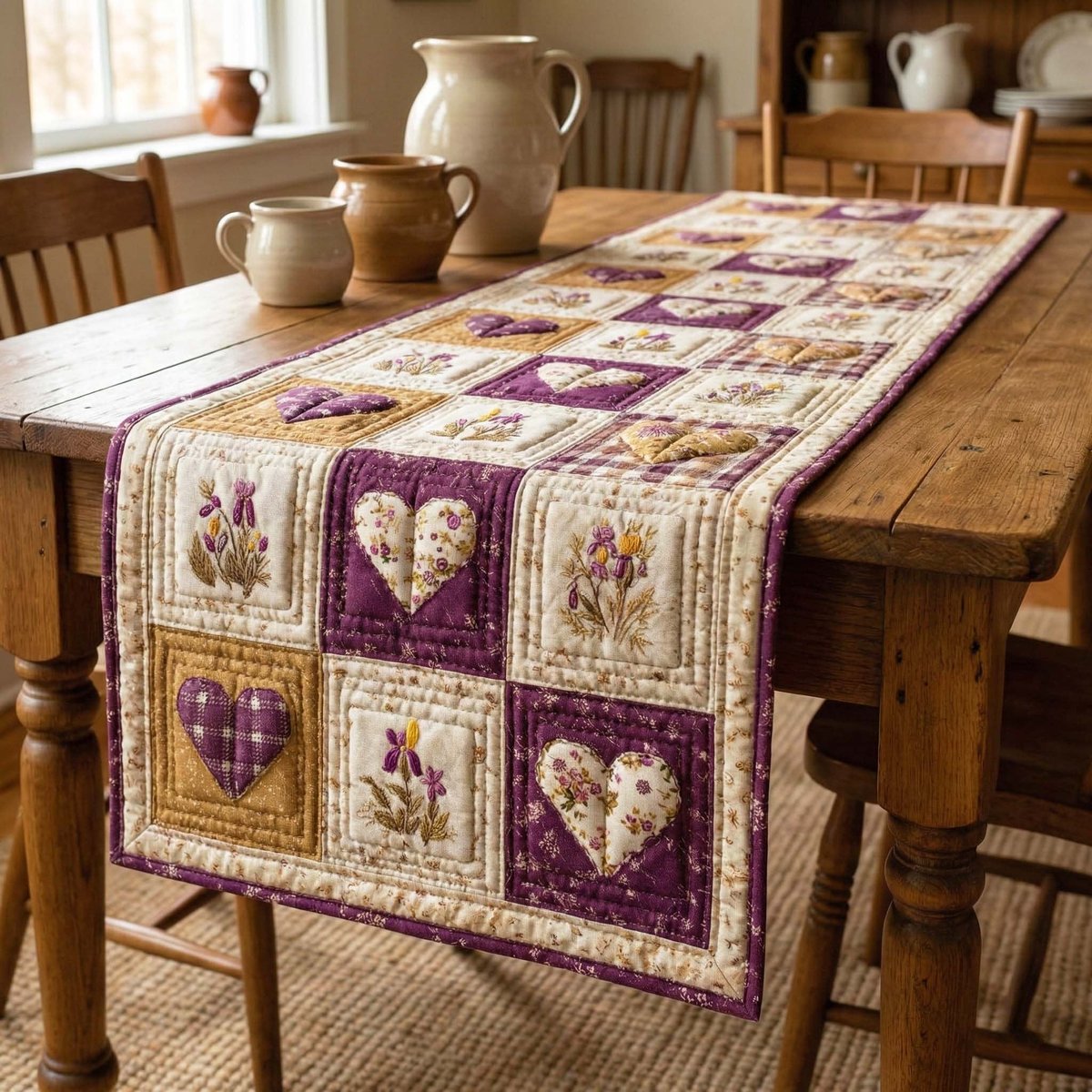 Country Lavender Table Runner - Made to Order TABLE928
