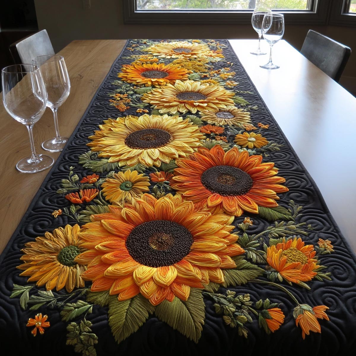 Country Sunflower Table Runner - Made to Order TABLE928