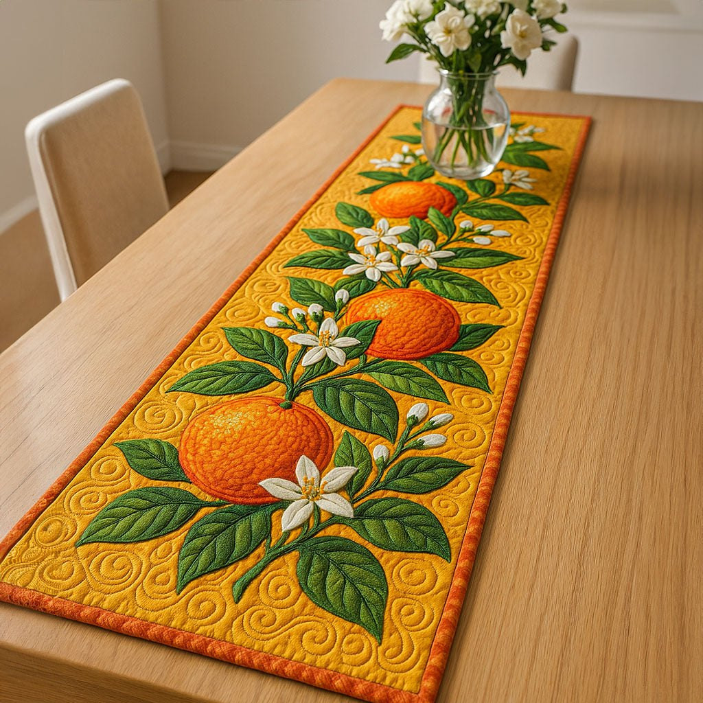 Citrus Blossom Bliss Table Runner - Made to Order TABLE928