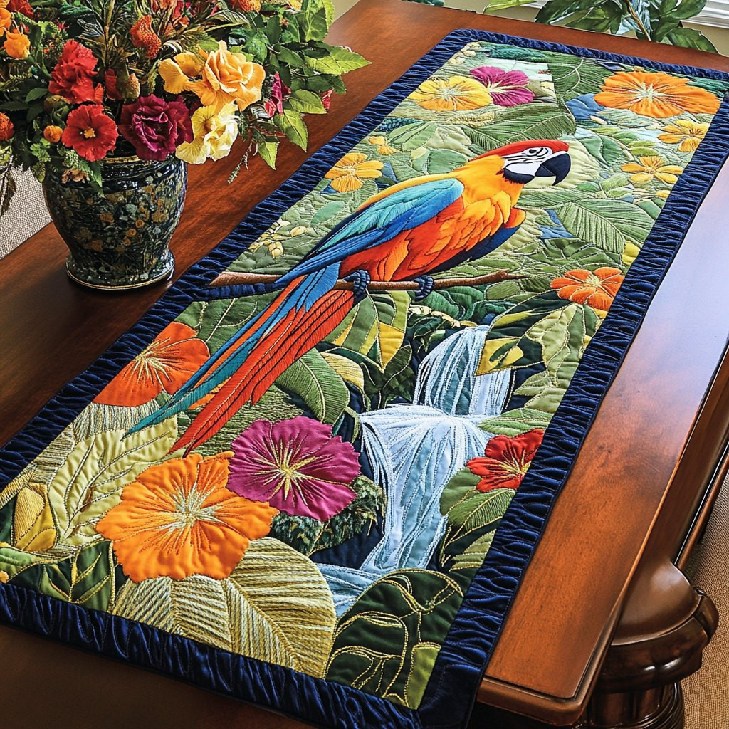 Colorful Tropics Table Runner - Made to Order TABLE928