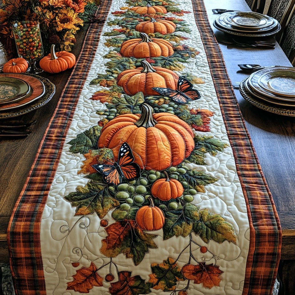 Cozy Gourd Table Runner - Made to Order TABLE928