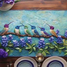 Colorful Reverie Table Runner - Made to Order TABLE928