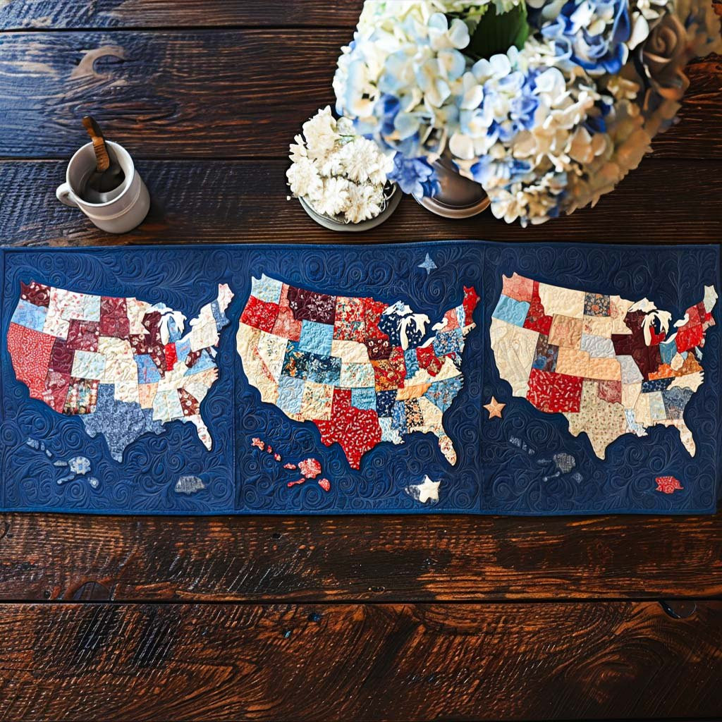 Colorful Homeland Table Runner - Made to Order TABLE928