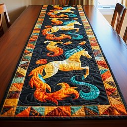 Colorful Horse Table Runner - Made to Order TABLE928