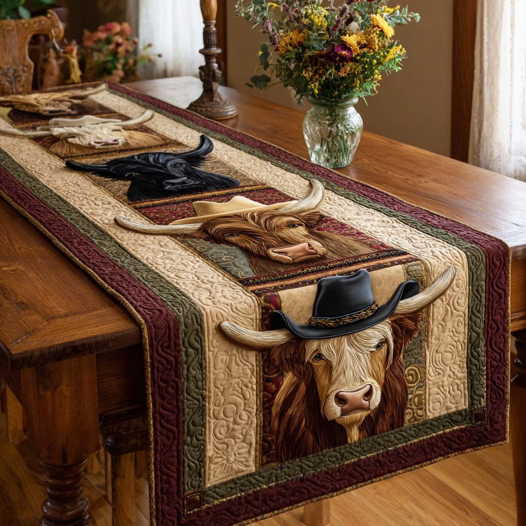 Country Cow Charm Table Runner - Made to Order TABLE928