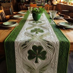 Clover Aura Place Table Runner - Made to Order TABLE928