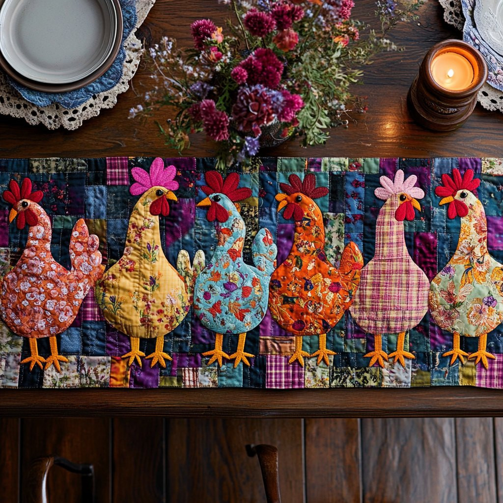 Cozy Cluckers Table Runner - Made to Order TABLE928