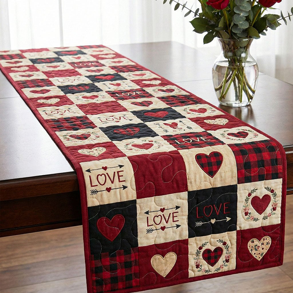 Cozy Love Table Runner - Made to Order TABLE928