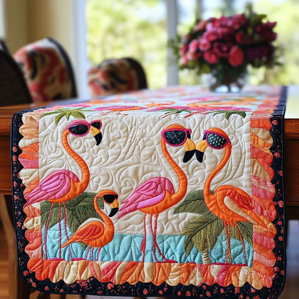 Cool Flamingo Squad Table Runner - Made to Order TABLE928