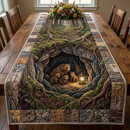 Cozy Bear Den Table Runner - Made to Order TABLE928