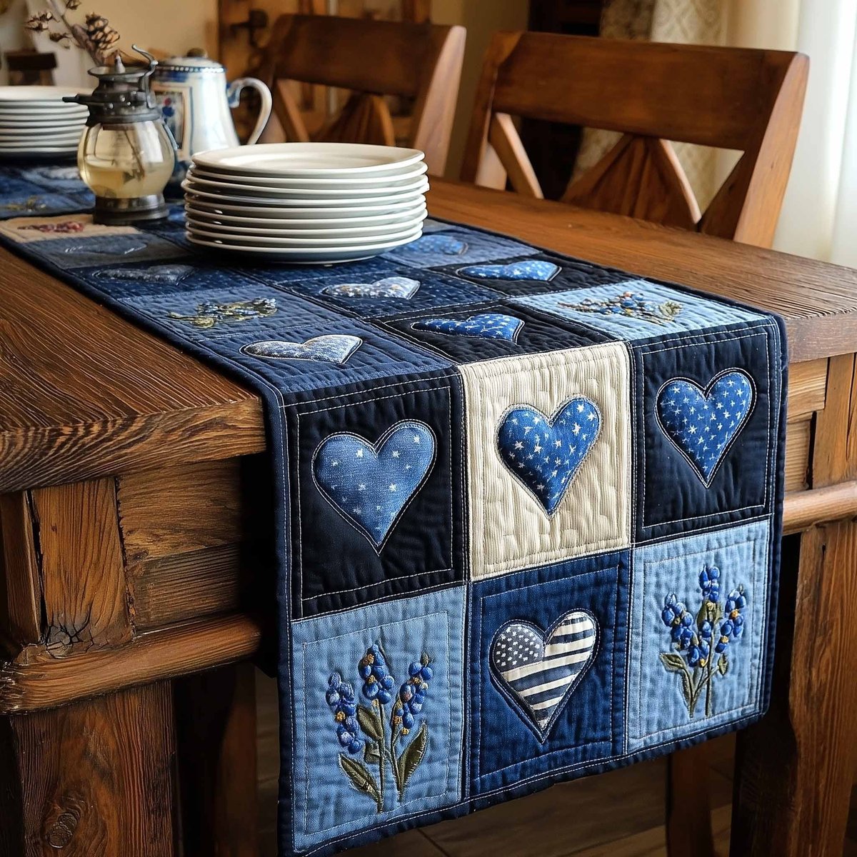 Country Bloom Table Runner - Made to Order TABLE928