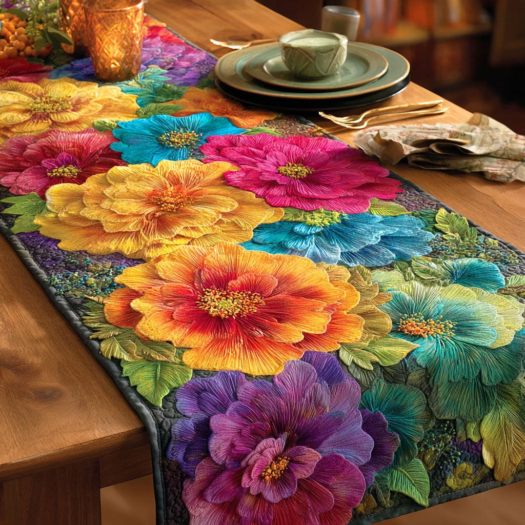 Colorburst Garden Joy Table Runner - Made to Order TABLE928