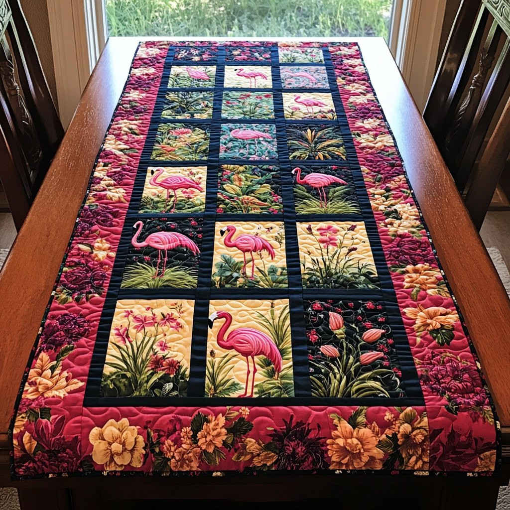 Cozy Flamingo Table Runner - Made to Order TABLE928