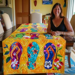 Color Splash Summer Table Runner - Made to Order TABLE928