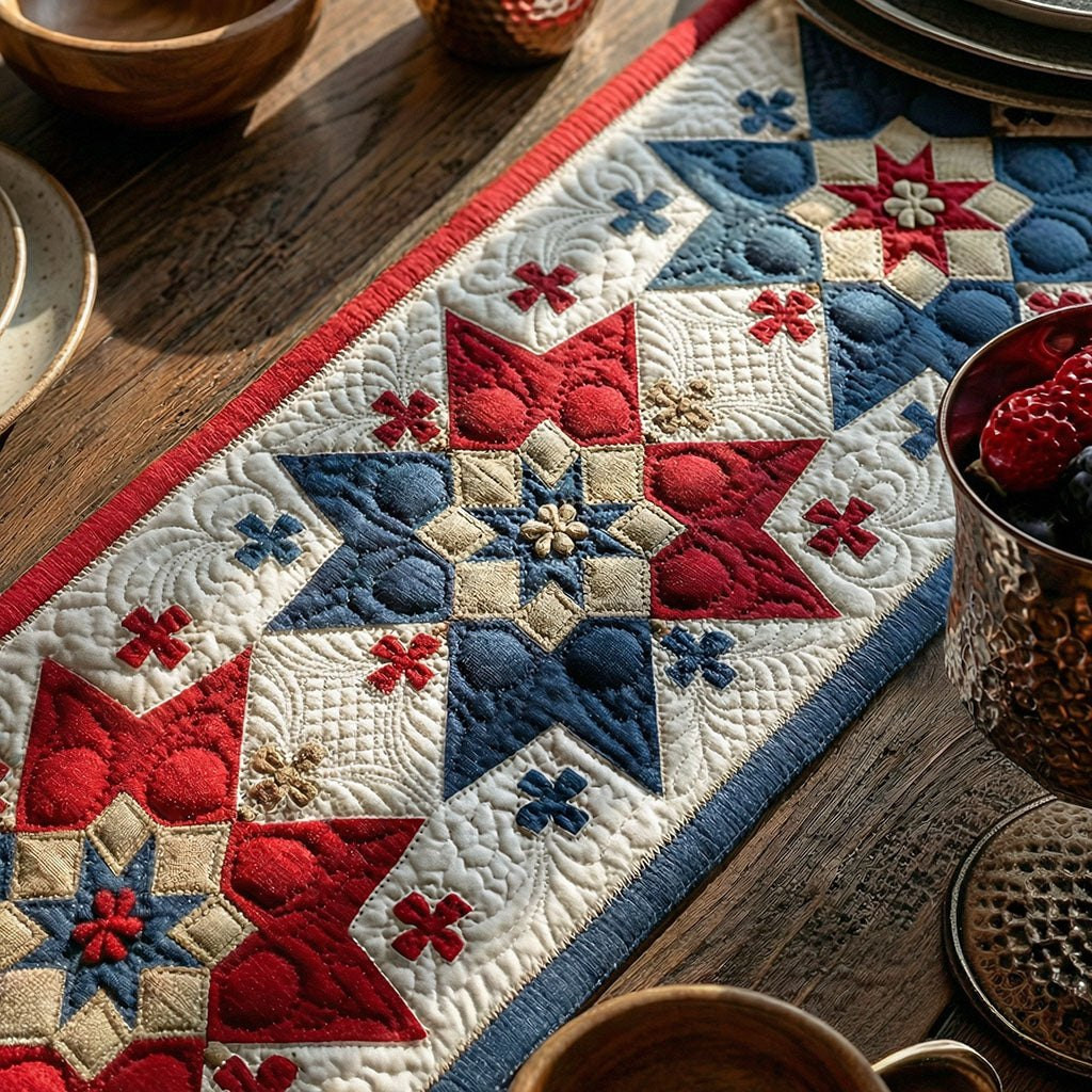 Country Star Petals Table Runner - Made to Order TABLE928